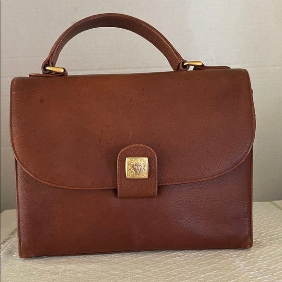 Vintage Anne Klein Brown Crossbody Leather Bag - Picture 9 of 9